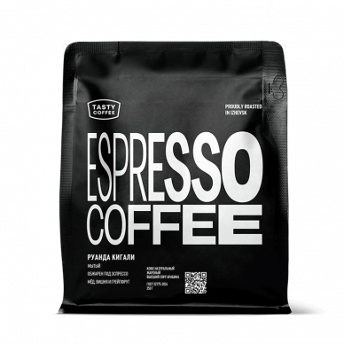 Кофе для фильтра в зернах "Руанда Кигали", 250 г, Tasty Coffee