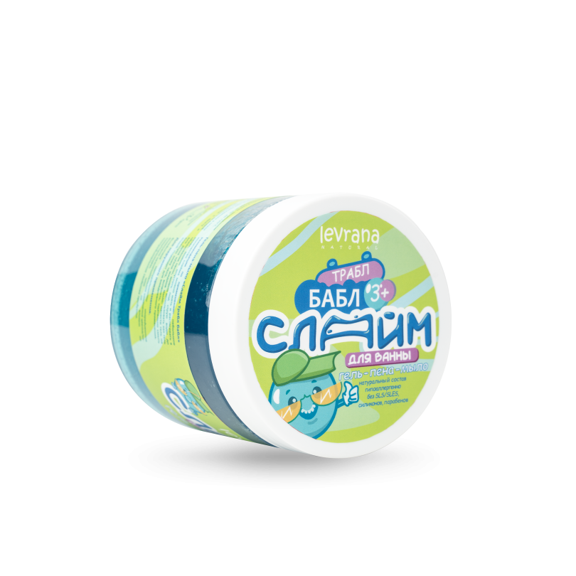 Гель-пена-мыло "Слайм Трабл бабл" Levrana